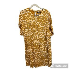 Cheetah Print Shift Dress Summer